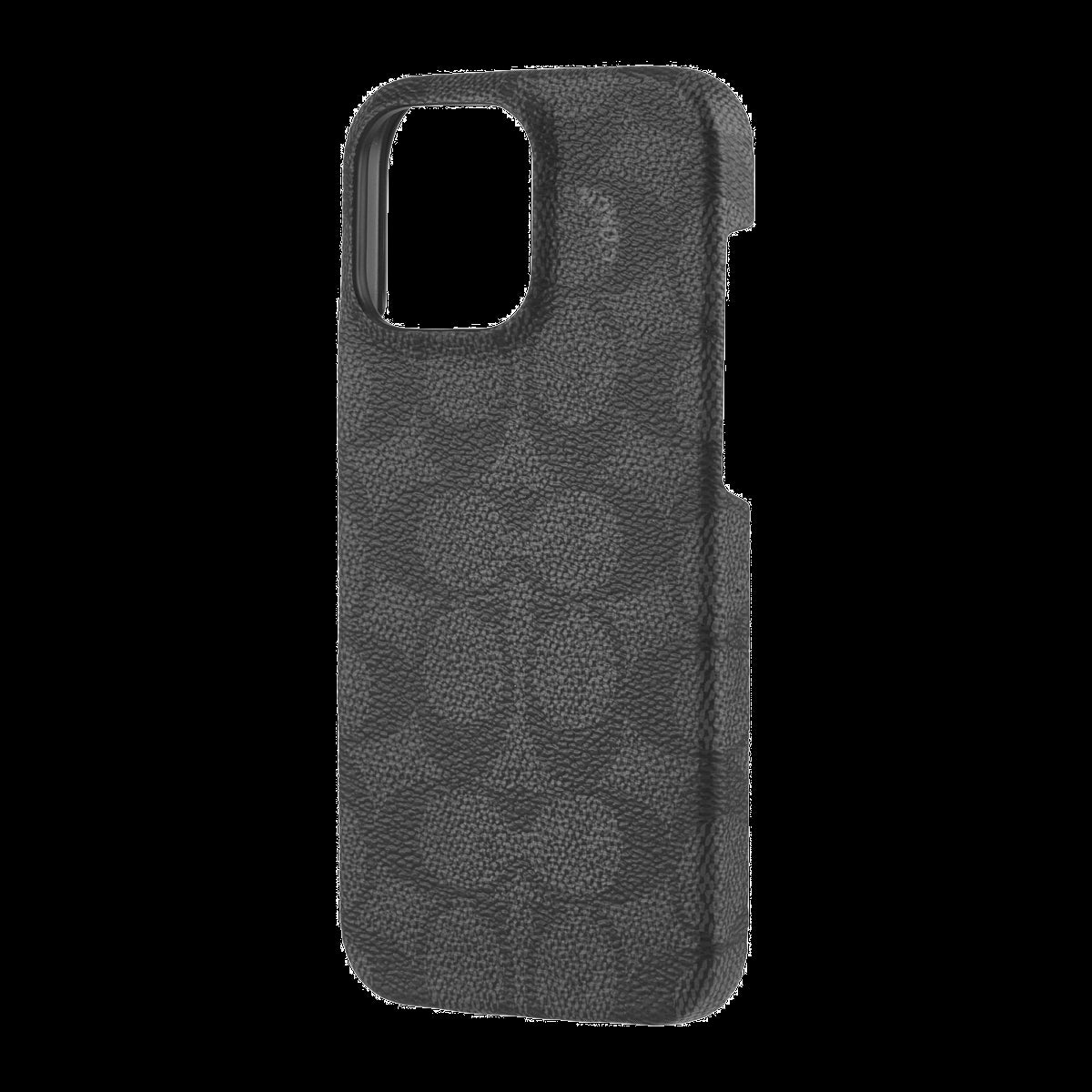 The Coach Slim Wrap Case is durably designed with an impressive 12 ft drop protection and thin profile for wireless charging.