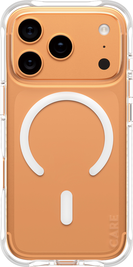 PanzerGlass CARE Samba w/White MagSafe iPhone 18 Pro/17 Pro - Clear - EN