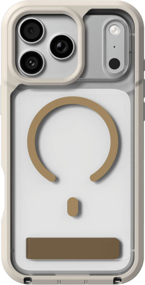 ZAGG - Étui Rainier Snap MagSafe avec support intégré pour Apple iPhone 18 Pro Max/17 Pro Max - Grès