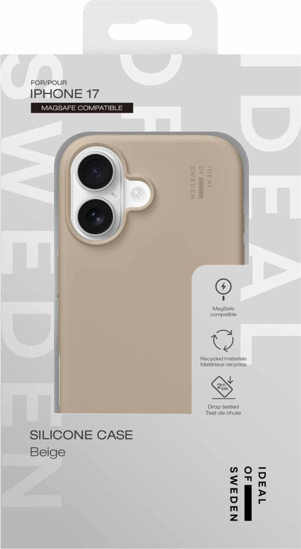 Ideal of Sweden - Silicone MagSafe Case Beige for iPhone 17