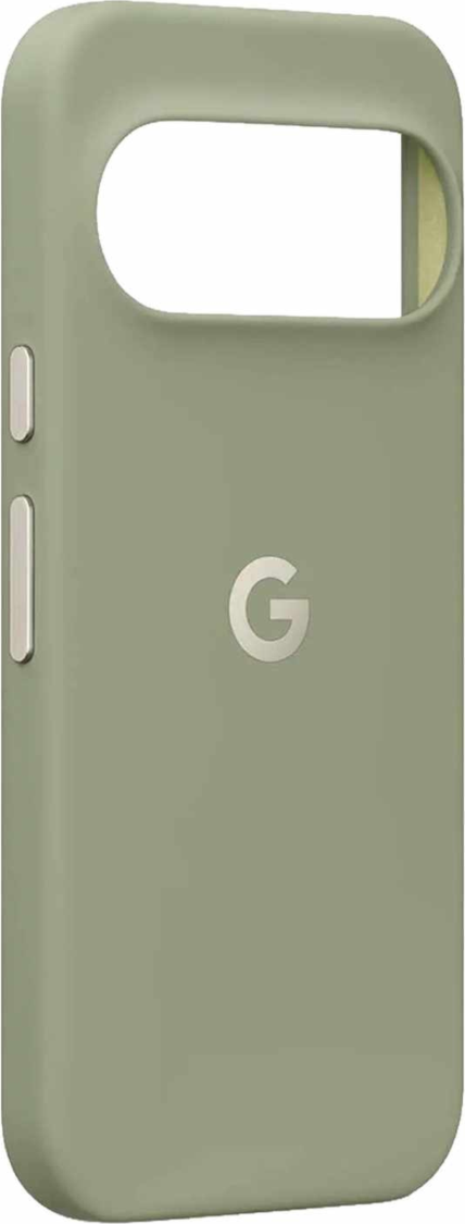Google - Étui en silicone avec aimants olive pour Google Pixel 11 Pro