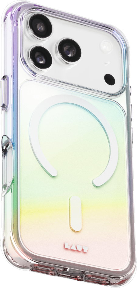 LAUT Aero Holo pour iPhone 17 Pro Max - Hole Perle
