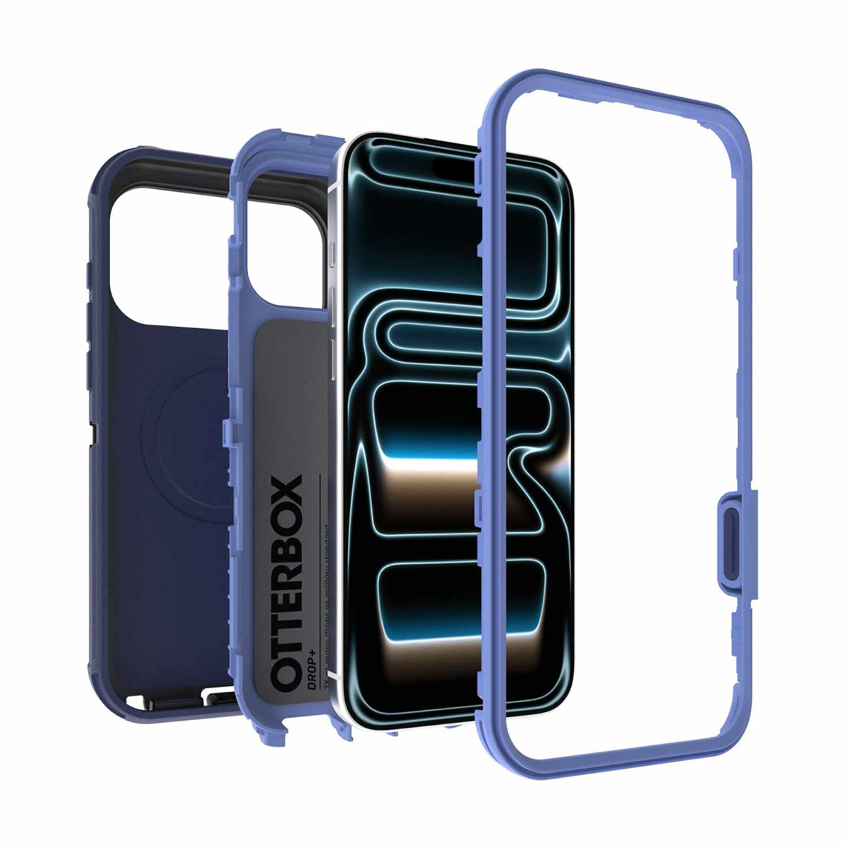 OtterBox - Defender Pro MagSafe Case Witherwill Blue for iPhone 18 Pro Max in Bulk Packaging