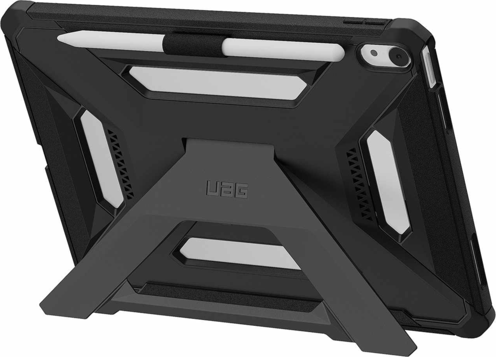 UAG 124493114040 Étui Scout+ avec Béquille Noir pour iPad Air 11 2025 (7e Gén)/2024 (6e Gén)