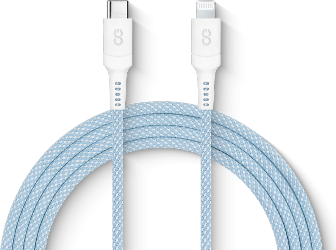 LOGiiX Vibrance Connect USB-C à Lightning - Bleu