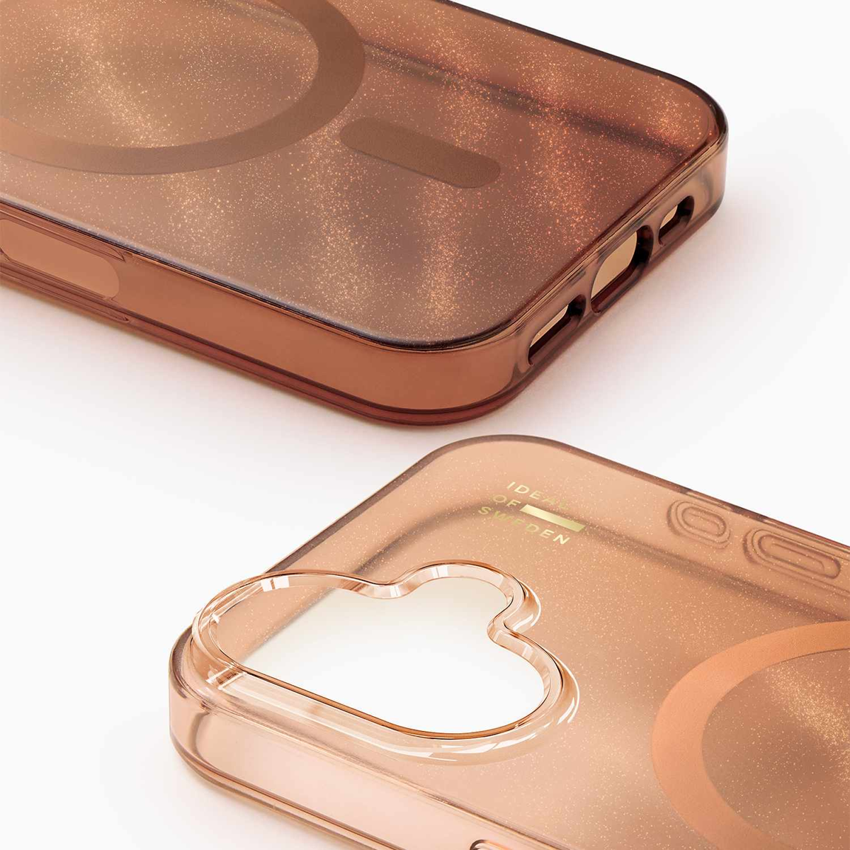 Ideal of Sweden - Glitter Glow MagSafe Case Mocha Mousse for iPhone 17