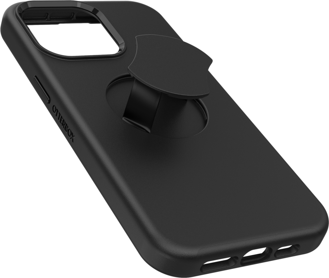 With the collapsible grip that slides into the case when it’s not in use, the OtterBox Symmetry Series OtterGrip case offers the best of both worlds: protection, grip, MagSafe.