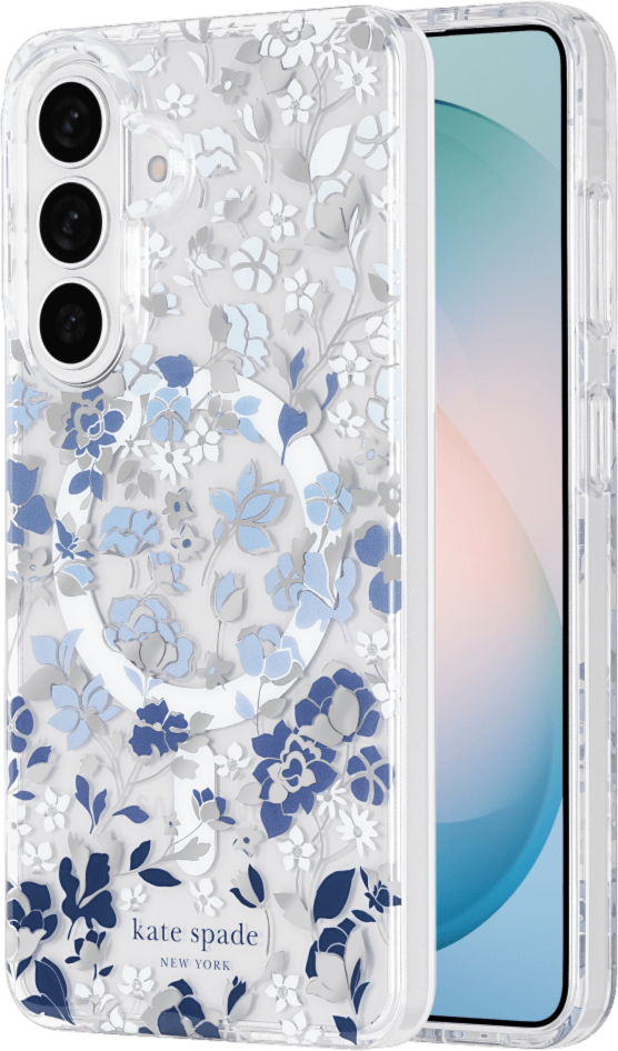 Kate Spade - Protective Case w/Magnets Flowerbed Blue for Samsung Galaxy S26