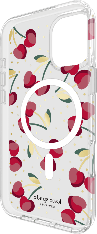 Kate Spade KS054388 Étui de Protective avec MagSafe Cherry Dot pour iPhone 16 Plus