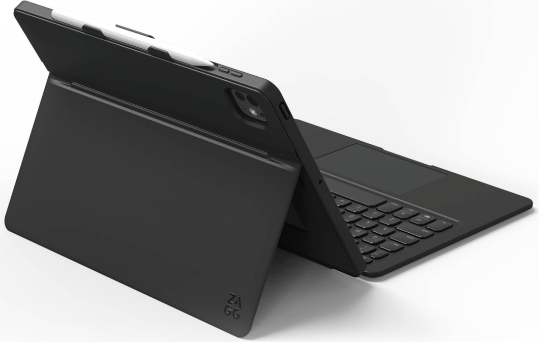 Drop-tested to protect up to 6.6 feet, the ZAGG Pro Keys 2 Keyboard features backlit, laptop-style keys, multi-device pairing, a detachable keyboard, adjustable stand, stylus holder, and more.