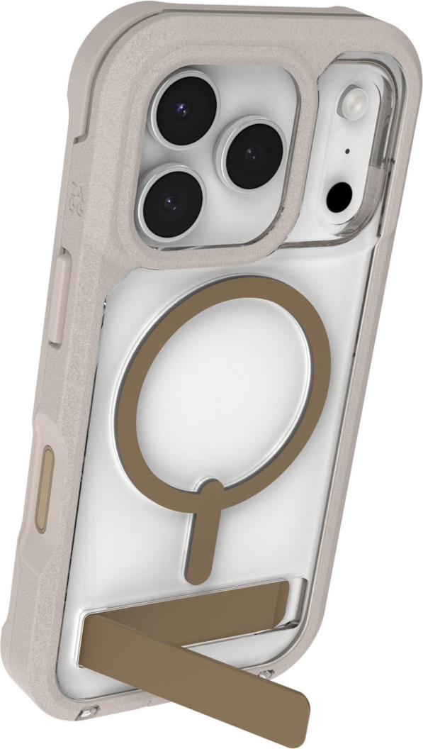ZAGG - Rainier Snap MagSafe Case with Kickstand for Apple iPhone 17 Pro - Sandstone