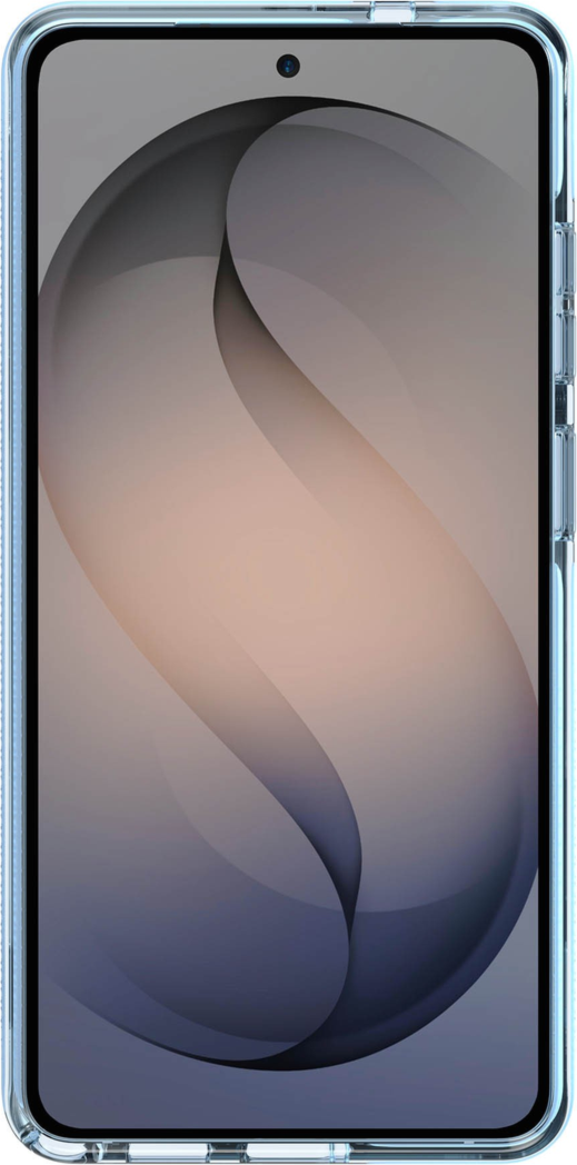 The ZAGG Santa Cruz Snap is a transparent case with pops of color that accent its design. It offers 13-foot drop protection, a sturdy kickstand that folds flush with the case.