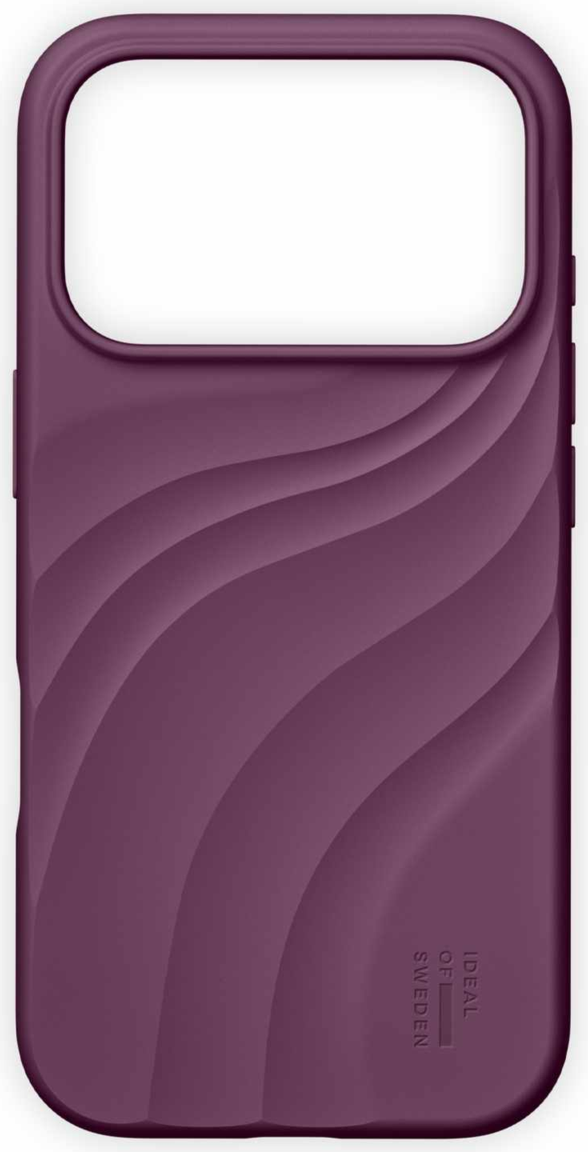 Ideal of Sweden - Soft Swirl MagSafe Case Velvet Plum for iPhone 18 Pro/17 Pro