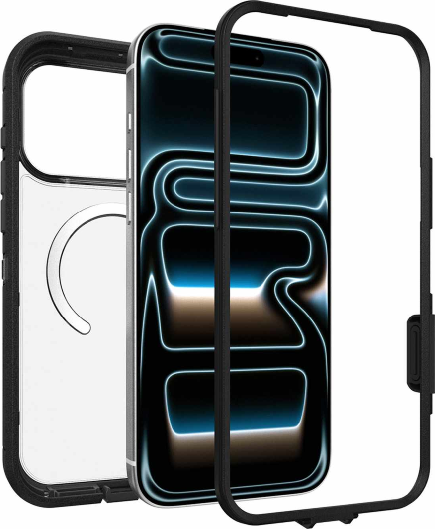 OtterBox - Defender Pro XT Clear MagSafe Case Dark Side for iPhone 18 Pro/17 Pro