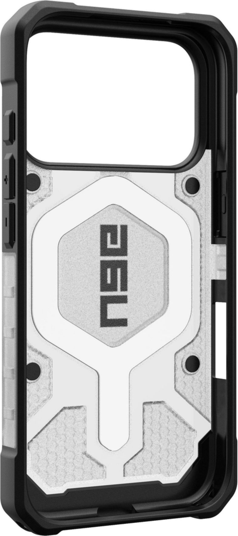 Urban Armor Gear (UAG) - Pathfinder Clear MagSafe Case for Apple iPhone 17 Pro - Ice and Silver