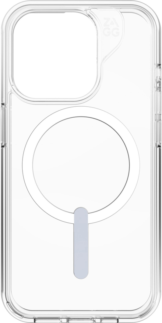 Strengthened with Graphene, ZAGG's Crystal Palace Snap series case combines an ultra-slim, crystal-clear profile with up to 13 ft drop protection and seamless MagSafe compatibility.