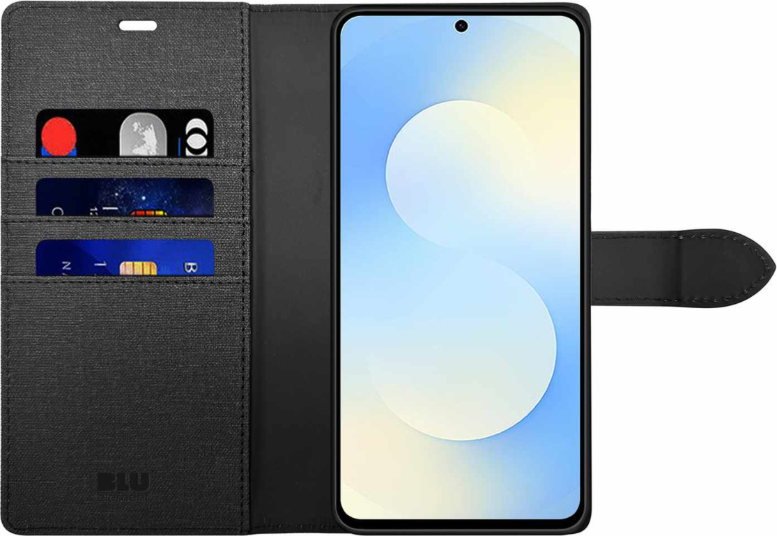 Blu Element - Folio 2-in-1 Case Black for Samsung Galaxy S26 FE/Galaxy S25 FE