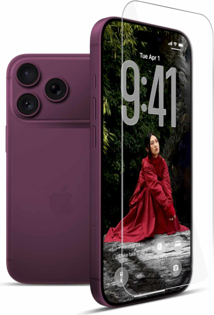 22 Cases - Protecteur d’écran en verre trempé pour iPhone 18 Pro Max transparent