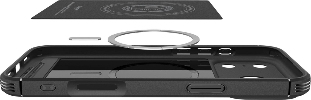 Spigen ACS09596 Étui Core Armor MagFit Matte Noir pour iPhone 17 Pro Max