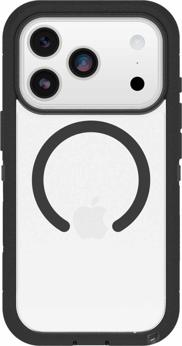 OtterBox - Defender Pro XT MagSafe Case with Holster Dark Side (Black) foriPhone 17 Pro Max in Bulk Packaging