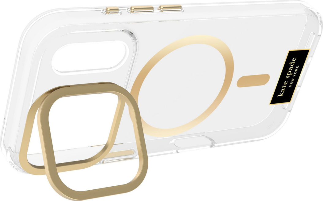 Kate Spade - Protective MagSafe Case with Stand for Apple iPhone 17 Pro - Icon Clear