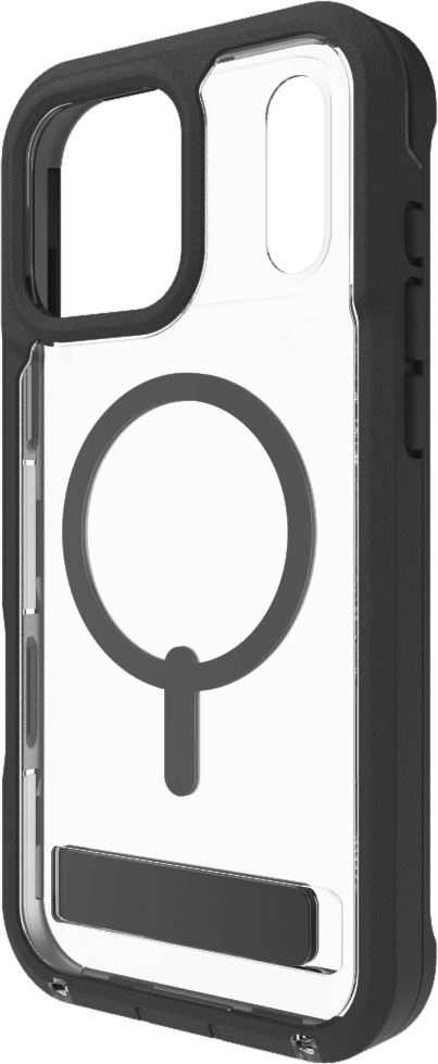ZAGG - Rainier Snap Case with Kickstand for Apple iPhone 17 Pro Max - Black