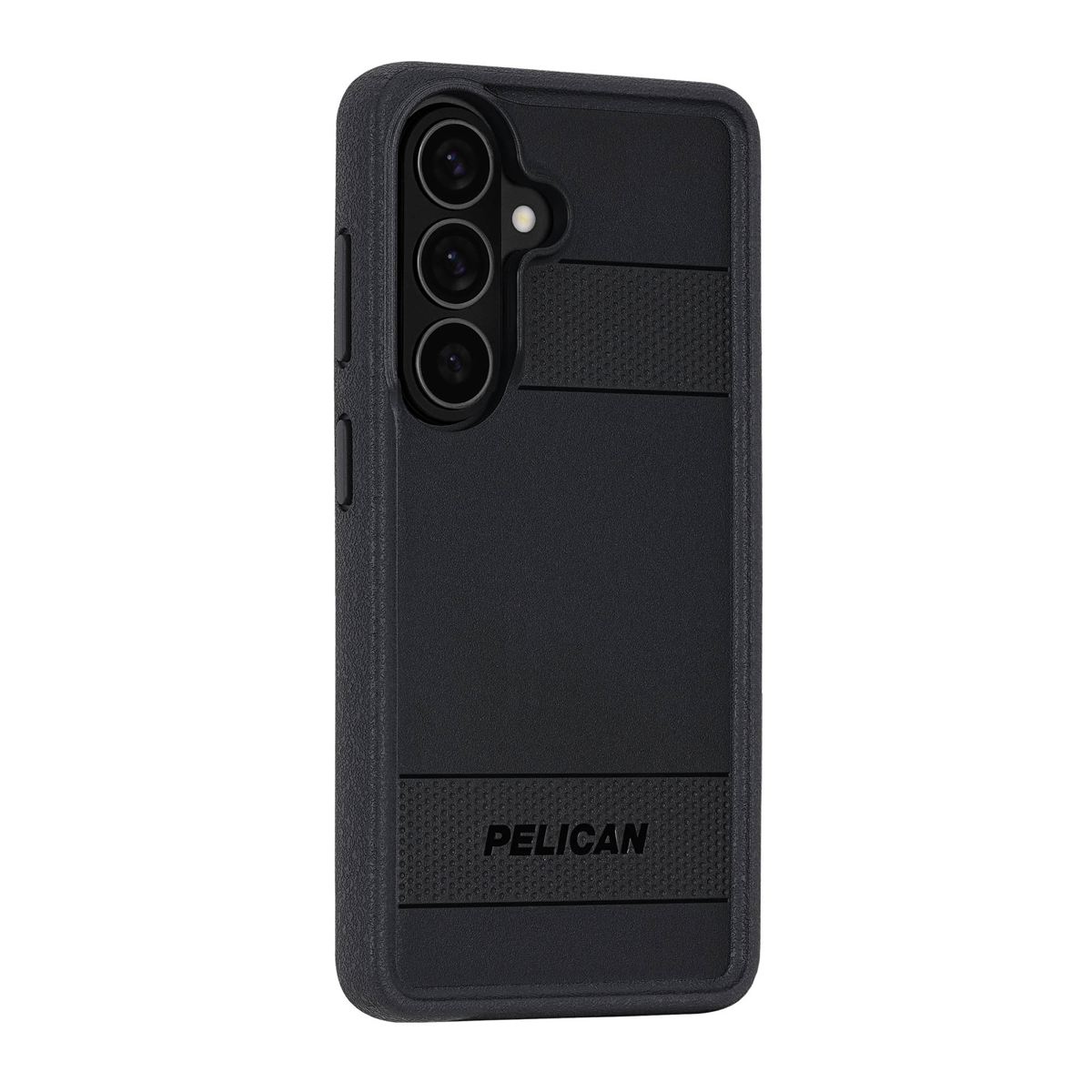 The Pelican Protector Case delivers military-spec 16-foot drop protection with an impact-resistant design, a shock-absorbing lining, and strong built-in magnets.