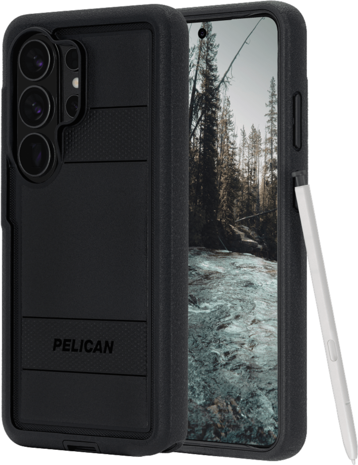 Pelican - Voyager Case with Magnet and Holster for Samsung Galaxy S26 Ultra - Black