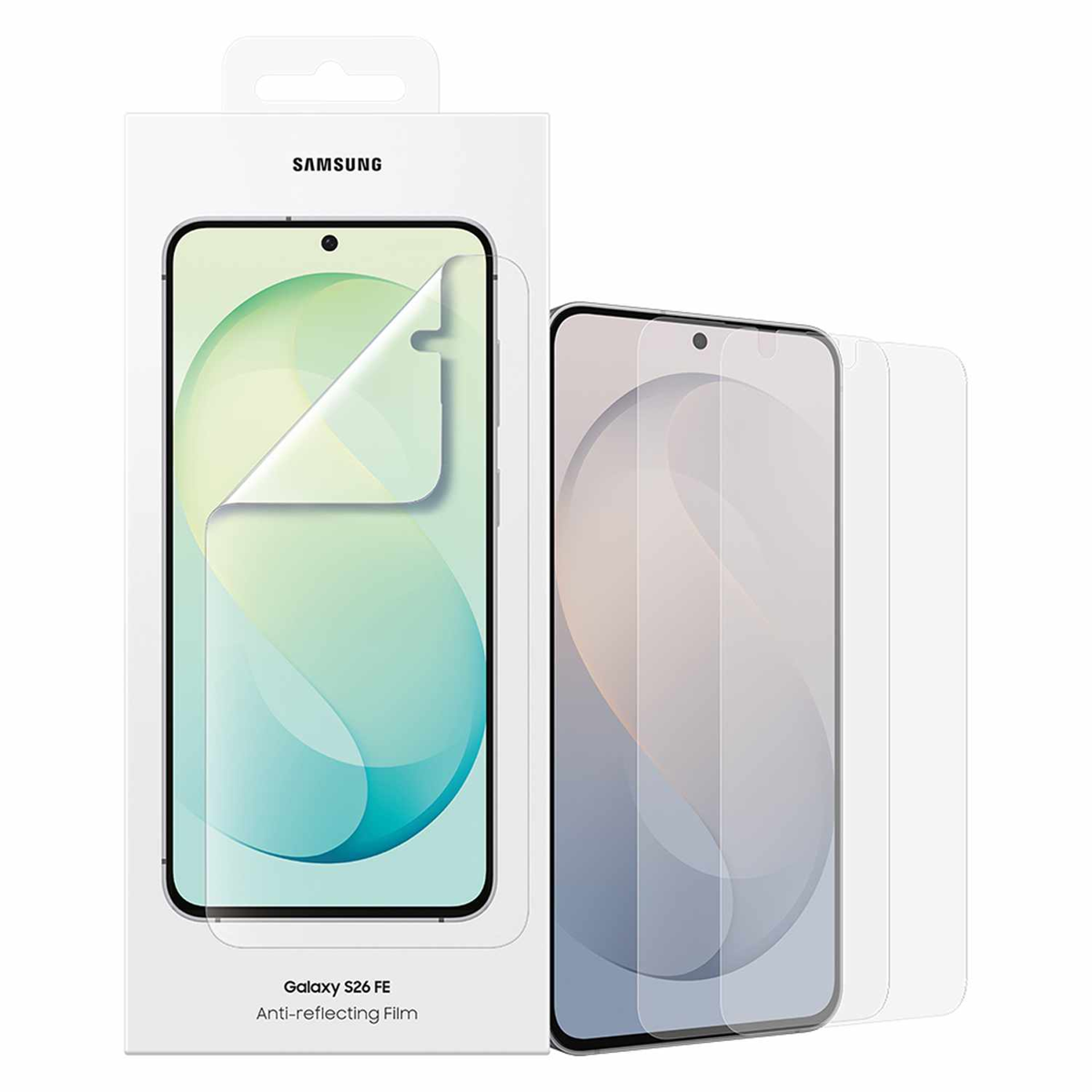 Samsung - Film protecteur avant antireflet transparent pour Samsung Galaxy S26 FE transparent