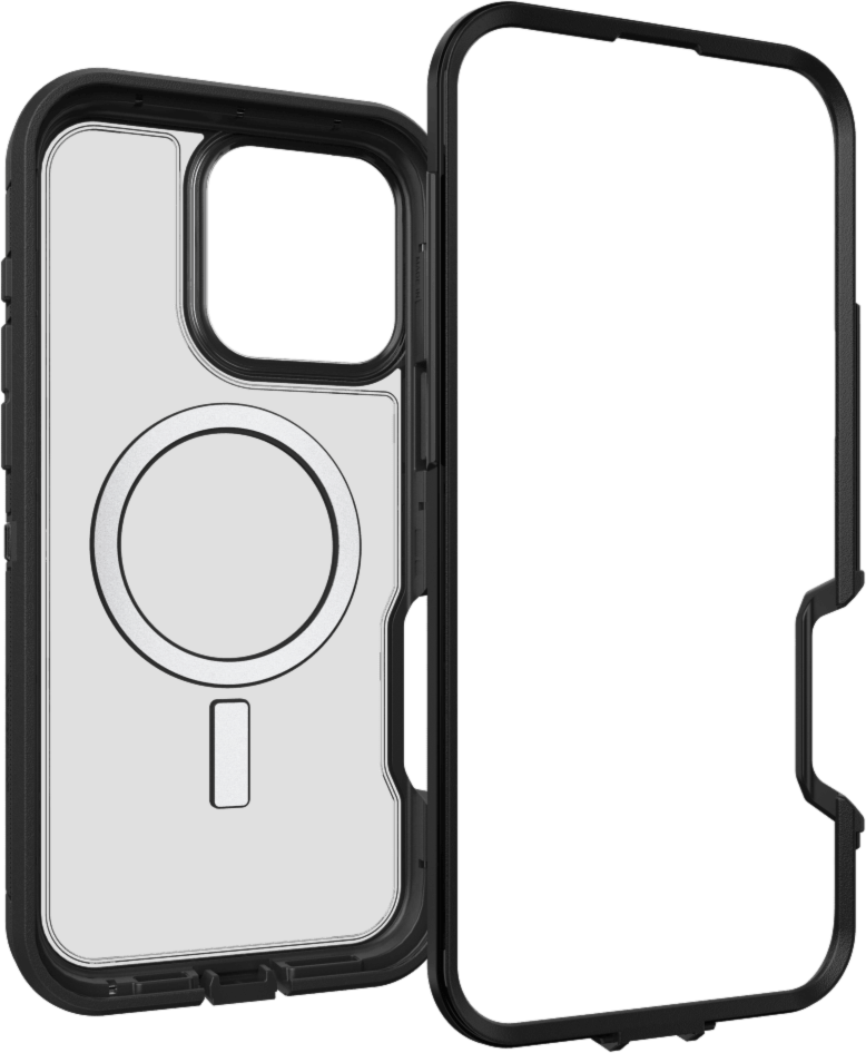 Get sleek, legendary phone protection with the OtterBox Defender Series Pro XT with MagSafe, a rugged dual-layer design that guards devices against drops, dirt, scrapes, and bumps.