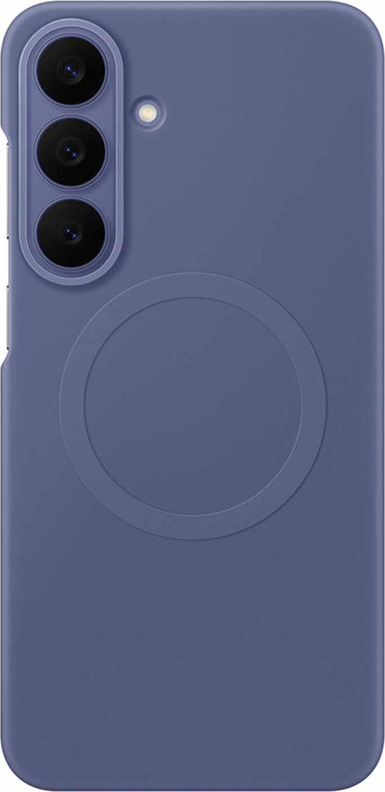 Samsung - Étui magnétique en silicone bleu violet pour Samsung Galaxy S26 FE