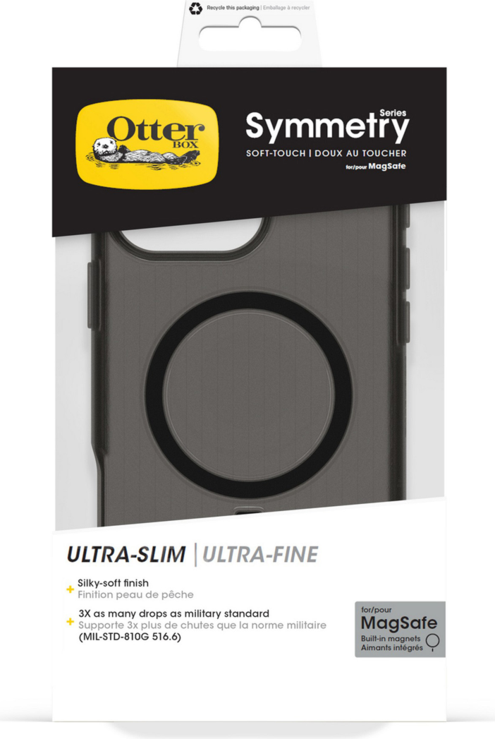 Featuring a soft-touch finish, the OtterBox Symmetry Soft Touch Series with MagSafe is a silicone case that feels lush and is reliable against drops.