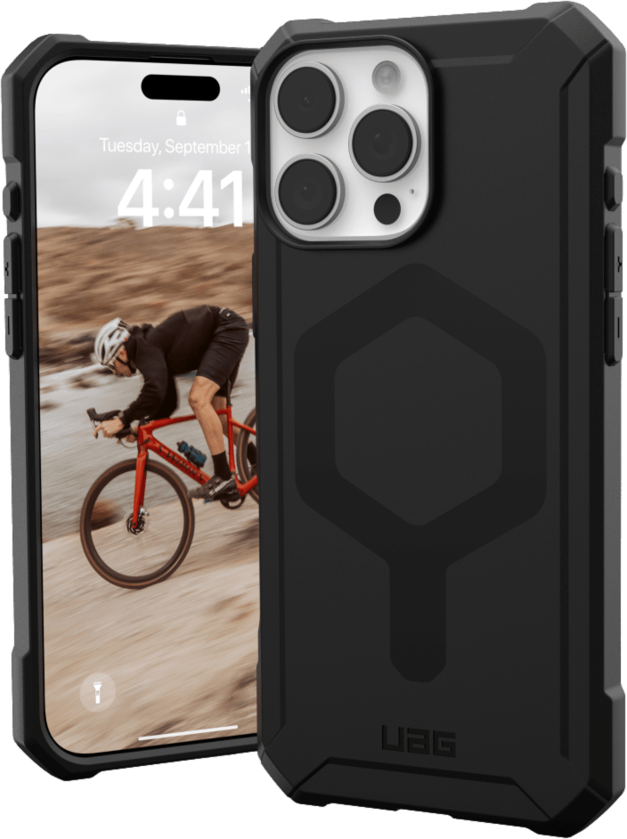 Get uncompromised defense with UAG Essential Armor – a one-piece TPU case that features an ultra-thin design, 15 ft drop protection and is compatible with MagSafe charging.