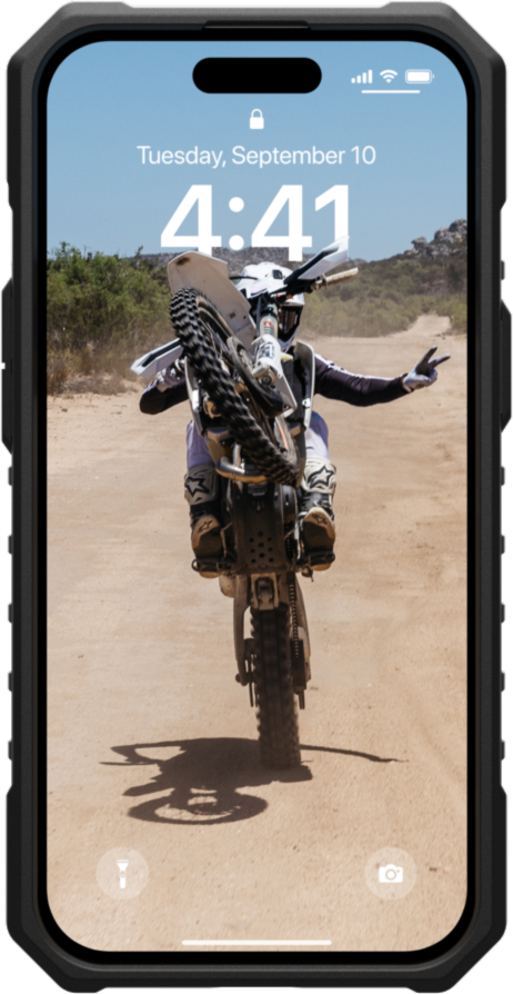 Designed with action and adventure in mind, the UAG Pathfinder case with MagSafe provides serious protection with a modern classic look.