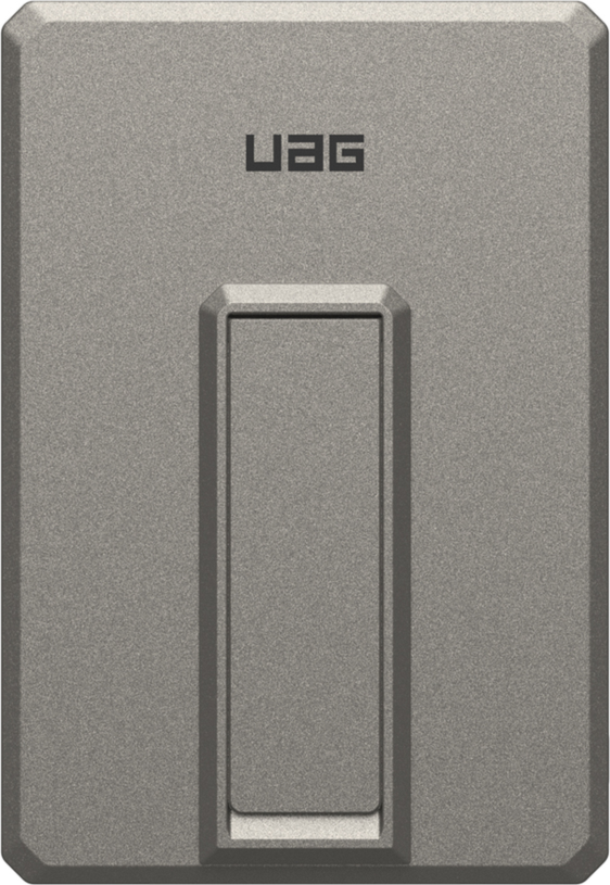 Urban Armor Gear Uag - Ultra Slim Portable Power Bank With Kickstand 5000 Mah - Titanium