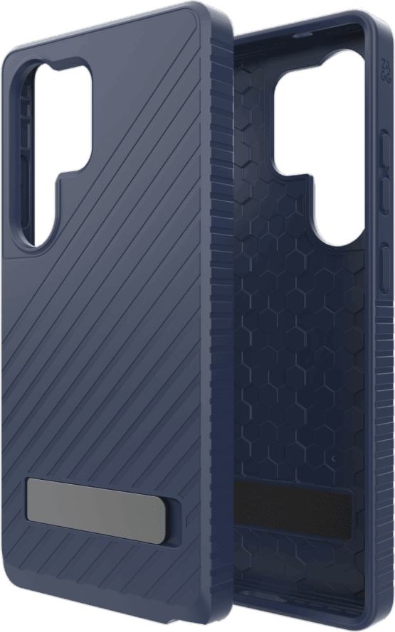 Strengthened with Graphene, ZAGG’s Denali series case with kickstand offers an impressive 16 ft of drop protection.