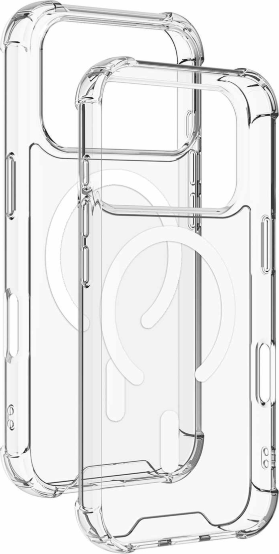 Blu Element - Boîtier MagSafe robuste DropZone transparent pour iPhone 17 Pro