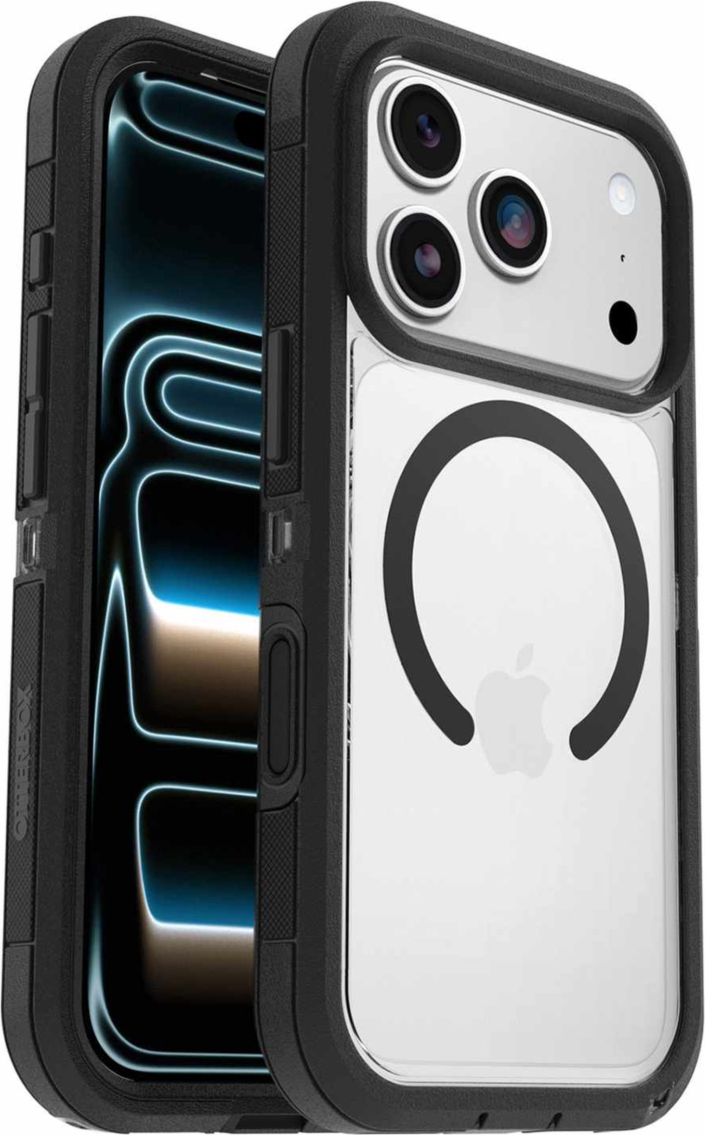 OtterBox - Defender Pro XT Clear MagSafe Case Dark Side for iPhone 18 Pro/17 Pro