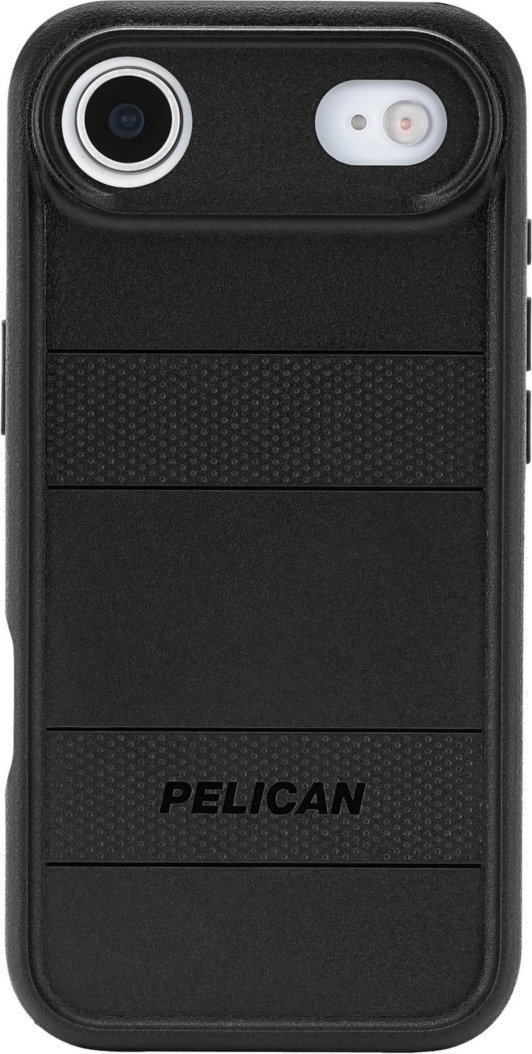 The Pelican Protector MagSafe Case delivers military-spec 16-foot drop protection with an impact-resistant design, a shock-absorbing lining, and strong built-in magnets for seamless MagSafe charging.