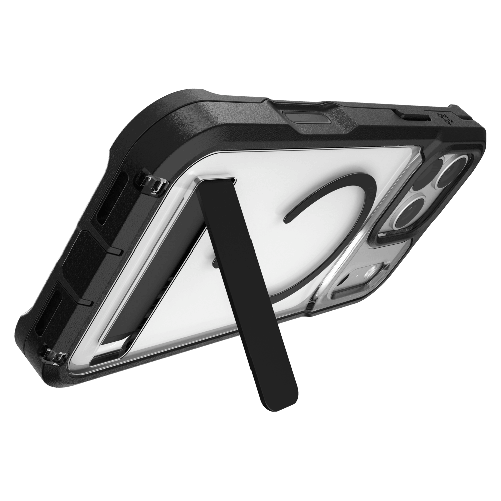 ZAGG - Étui Rainier Snap MagSafe avec béquille pour Apple iPhone 18 Pro Max/17 Pro Max - Noir