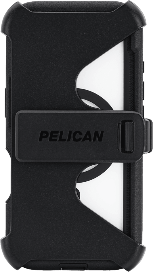 Pelican - Voyager MagSafe Case with Holster for Apple iPhone 17 - Black and Clear
