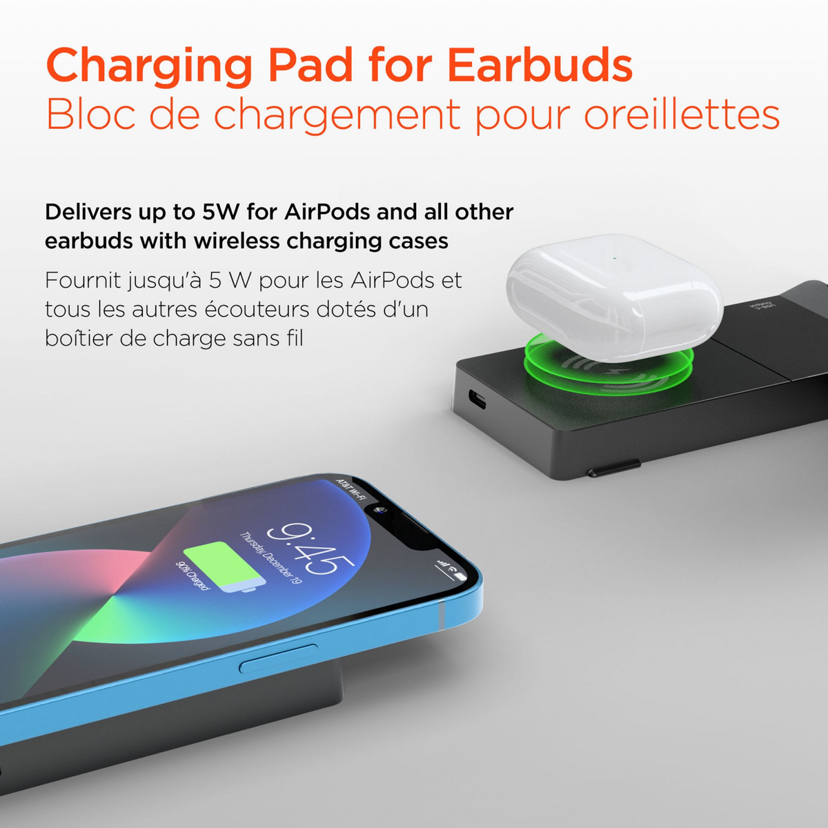 <p>The HyperGear PowerFold Pro 6-in-1 Foldable Wireless Charging Stand charges phones, Apple Watch and Samsung Watch, earbuds, and other devices via USB-C and two additional ports, all in a portable, foldable design.</p>