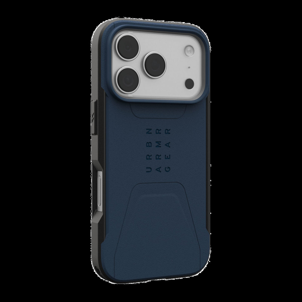 The modern yet rugged UAG Civilian case features shock absorbing construction in a lightweight design that is compatible with MagSafe charging.