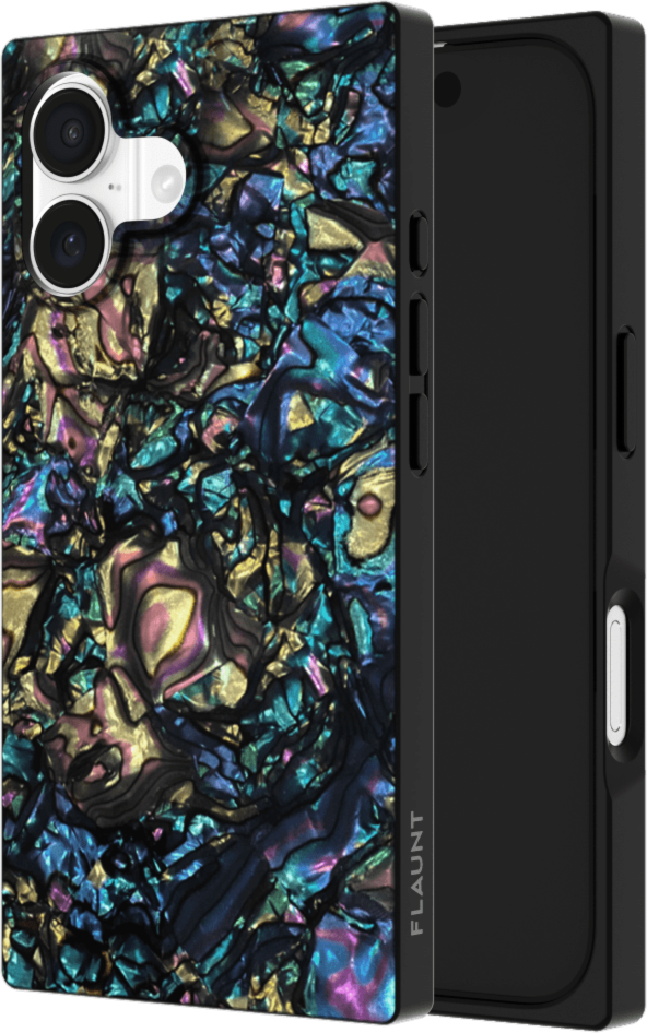 Flaunt - Square MagSafe Case for Apple iPhone 17 - Abalone Shell
