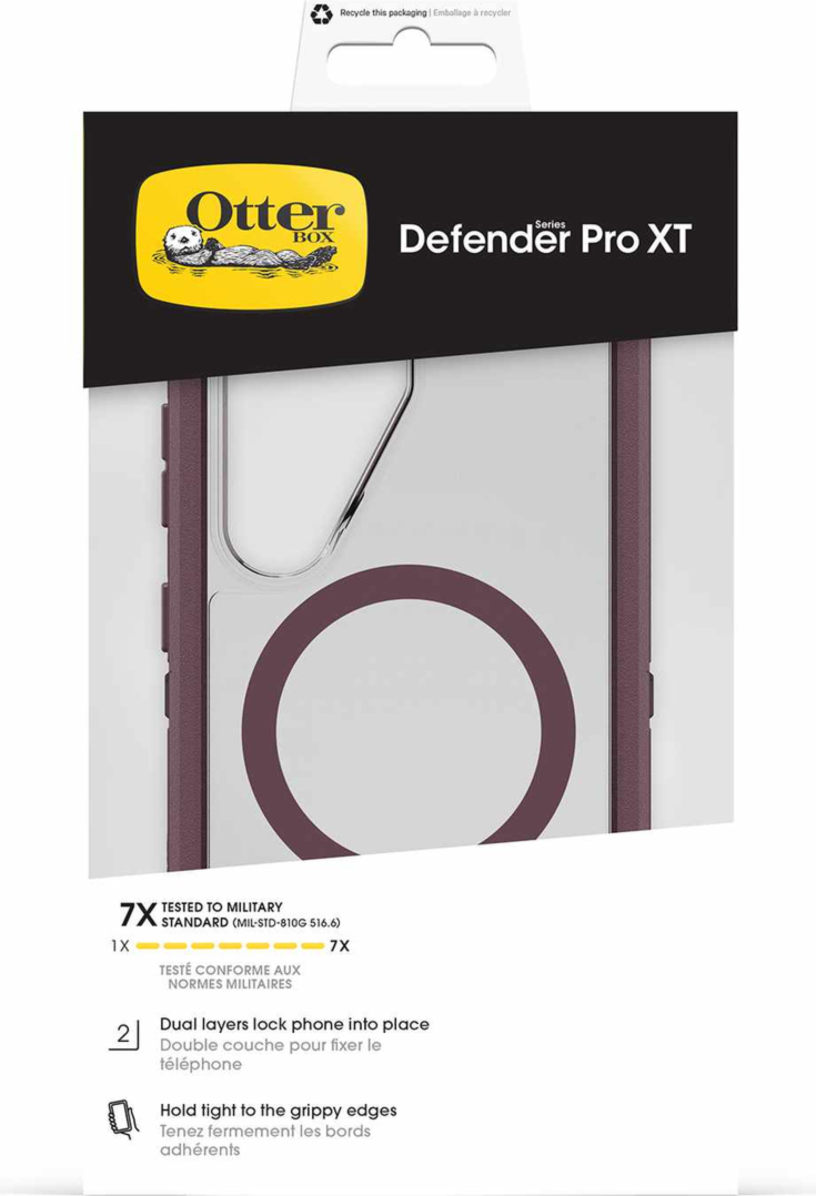 OtterBox 77000087 Étui Defender Pro XT Clear avec Magnets Purple Mystery pour Samsung Galaxy S26
