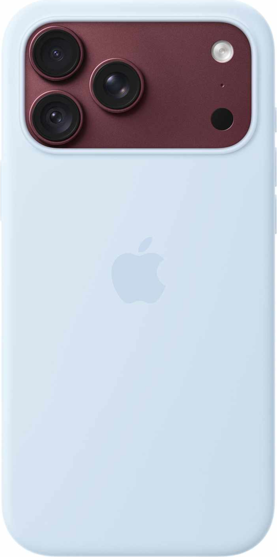 Apple - Silicone Case with MagSafe Crisp Blue for iPhone 18 Pro Max