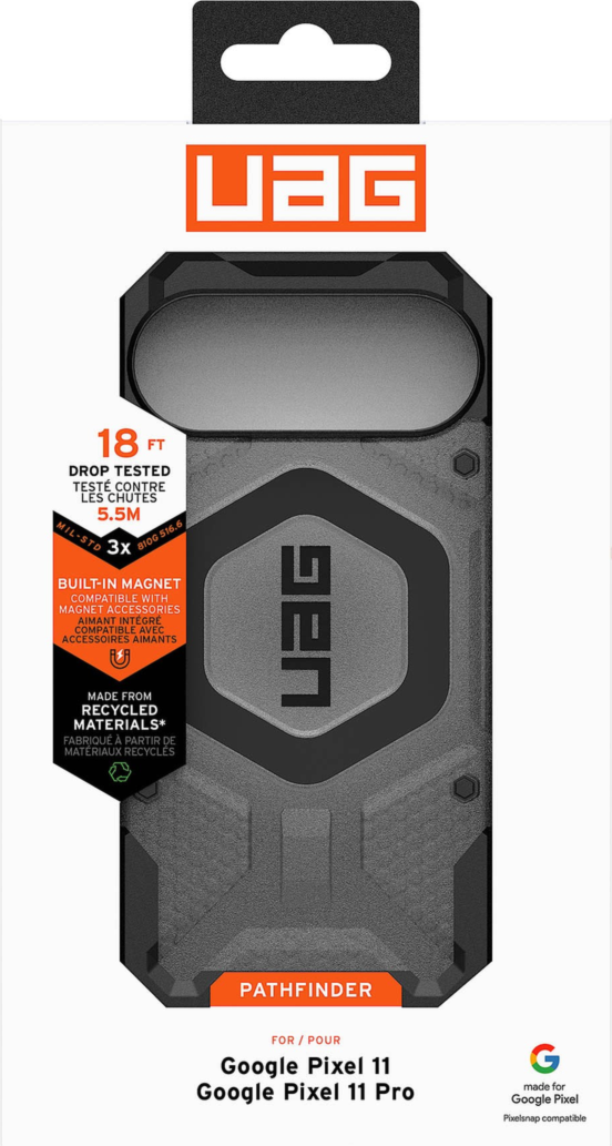 Designed with action and adventure in mind, the UAG Pathfinder case provides serious protection with a modern classic look and a built-in magnetic module.
