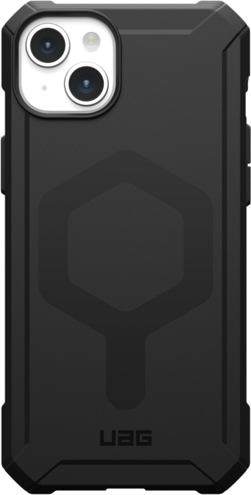 Get uncompromised defense with UAG Essential Armor – a one-piece TPU case featuring an ultra-thin design, 12 ft drop protection and is compatible with MagSafe charging.