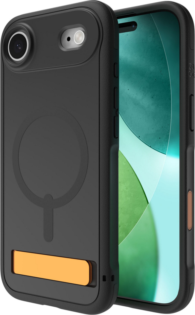 The ZAGG Sedona Snap combines elegant design with multi-layer protection, featuring 13ft drop defense, reinforced bumpers, kickstand and MagSafe compatibility in nature-inspired colors.