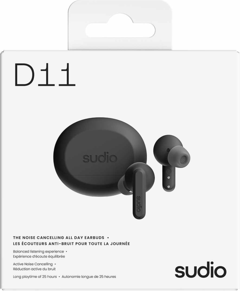 Sudio - D11 In-Ear Headphones Black